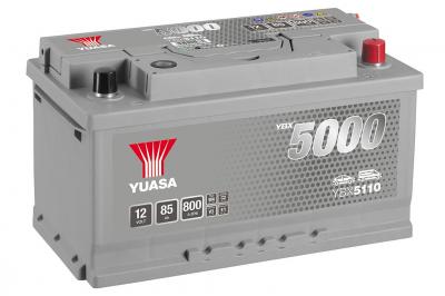 Yuasa Silver High Performance SMF YBX5110 akkumultor, 12V 85Ah 800A J+ EU, alacsony Aut akkumultor, 12V alkatrsz vsrls, rak